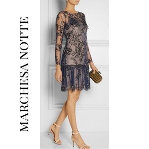 Marchesa Notte Tulle Dress